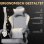 Chaise Gaming Ergonomique Rolipo W3298P376326 Massage Repos-pieds Extensible
