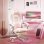 Chaise gaming Rolipo 921-773V00PK Ergonomique Rose Repos-pieds