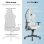 Chaise Gaming Rolipo Kornox Tissu Respirant Hauteur Reglable