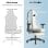 Chaise Gaming Kornox Blanche Ergonomique avec Repose-pieds