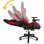 Silla Gaming Yenkee YGC 100RD Cuero PU Rojo Negro Reposabrazos 3D
