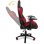 Silla Gaming Yenkee YGC 100RD Cuero PU Rojo Negro Reposabrazos 3D