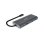 Caja PC TooQ TQE-2241G M.2 Aluminium Gris avec HUB USB-C et HDMI