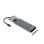 Caja PC TooQ TQE-2241G M.2 Aluminium Gris avec HUB USB-C et HDMI