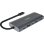 Caja PC TooQ TQE-2241G M.2 Aluminium Gris avec HUB USB-C et HDMI