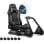 Cockpit de Simulação GTPLAYER com Suporte Ajustável e Altifalantes, Assento em couro sintético