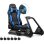Gtplayer Sim Racing Cockpit com Altavoces e Suporte Volante e Pedais - Azul