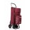 Chariot de courses Rolser Thermo Fresh MF Aluminium 2/4 roues Bourgogne