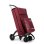Chariot de courses Rolser Thermo Fresh MF Aluminium 2/4 roues Bourgogne