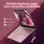 Ordinateur portable Rolipo T152a 15,6" Intel N95 16 Go Windows 11 Pro, Graphiques UHD, Clavier rétroéclairé, Rose, 512 Go SSD