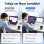 Monitor Uperfect 14" 2K QHD 60Hz IPS Doppelbildschirm Faltbar USB-C Mini HDMI