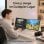 Monitor Uperfect 14" 2K QHD 60Hz IPS Doppelbildschirm Faltbar USB-C Mini HDMI