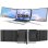 Monitor Uperfect Dual 14" QHD+ 60Hz IPS Duplo Rotativo Portátil USB-C HDMI