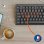 Tastiera Mobility Lab Alpha Combo wireless Azerty 2.4G USB ergonomica nera