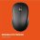 Tastiera Mobility Lab Alpha Combo wireless Azerty 2.4G USB ergonomica nera