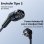 Chargeur EV Portable JUNSUN Type 2 3,5 kW Cable 5m
