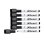 Marqueur NOBO noir effacable a sec pack 6
