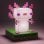 Luminaria noturna Paladone Axolotl Rosa Branco Quente