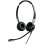 Auriculares Jabra Biz 2400 II con cable QD, cancelación de ruido y micrófono articulado