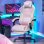 Silla gaming GTPLAYER Ergonómica con soporte lumbar y respaldo reclinable