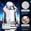 Chaise Gaming GTPLAYER Ergonomique Soutien Lombaire Dossier Large