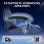 Silla Gaming GTPLAYER Ergonómica Soporte Lumbar Respaldo Ancho 150kg Tela Azul Oscuro