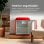 Frigorifero Mini Evvo F20 Retro Rosso Defrost 55cm 45L E