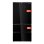 Frigorífico Cuatro Puertas Evvo F100B Glass Total No Frost 189,5cm 490L E Negro