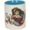 Taza Wonder Woman Vintage Rompiendo Cadena Dc Bombshells Cerámica 325 Mls
