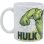 Taza La Fuerza Del Puño Hulk Los Vengadores Marvel Cerámica 320 Mls