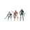 Set 3 Figuras Jedi Survivor Star Wars Riot Scoit Trooper, Magnaguard Y Kx Security Droid Articulada 9,5 Cms