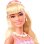 Figura Barbie Con Vestido Rosa Gingham Articulada 30 Cms