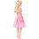 Figura Barbie Con Vestido Rosa Gingham Articulada 30 Cms