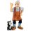 Figura Gepetto Y Gato Fígaro Pinocho Disney 8 Cms