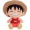 Peluche Monkey D. Luffy One Piece Con Camiseta Tirantes Tamago Jiken 26 Cms
