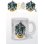 Taza Escudo Slytherin Harry Potter Cerámica 315 Mls