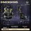 Chaise Gaming GTPLAYER ACE-ARMOR avec Repose-pieds et Support Lombaire