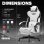 Sedia Gaming GTPLAYER Ergonomica con supporto lombare