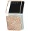 Funda Avizar rígida brillante rosa champán para Samsung Galaxy Z Flip7