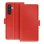 Capa para Telemóvel Avizar Carteira Couro Sintético Vermelha com Suporte para Galaxy A56 / A36