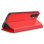 Capa Avizar em couro sintético vermelho com porta-cartões e suporte para Samsung Galaxy A56 5G