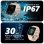 Blackview Smartwatch Bluetooth 5.3 1,85" TFT HD LCD Correa Intercambiable