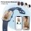 Blackview Smartwatch Bluetooth 5.3 1,85" Azul Correa S/M