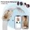 Blackview Smartwatch Bluetooth 5.3 1,85" Gris Correa S/M