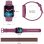 Blackview Smartwatch Bluetooth 5.3 1,85" Rojo Correa S/M
