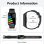 Blackview R10 Bluetooth 5.2 1,47'' Preto Smartwatch Feminino