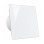 Extractor de Baño Ultraplano Bilake 14W 100mm Frontal de Cristal Blanco Silencioso Clapeta Antirretorno