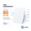 Extractor de Baño Ultraplano Bilake 14W 100mm Frontal de Cristal Blanco Silencioso Clapeta Antirretorno