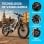 Bici Elettrica Cleytro 750W 48V 18Ah Ruote Grasse 26" Autonomia 90km