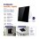 Extractor de Baño Ultraplano Bilake Cristal Negro 14W 100mm 80 m³/h Ultra Silencioso Clapeta Antirretorno